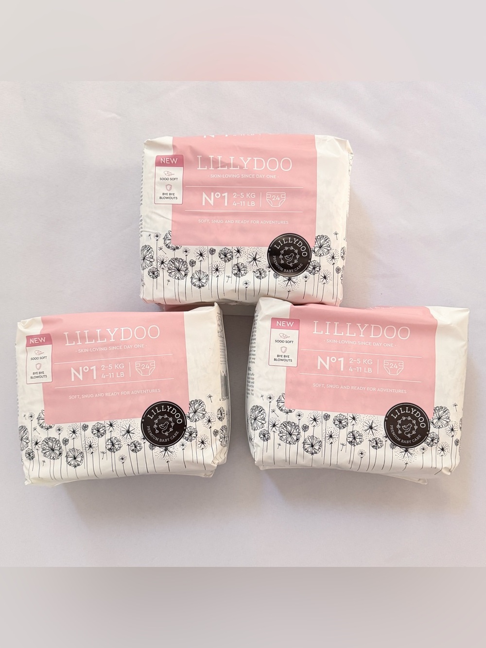 Lillydoo Baby Diapers Size 1